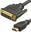 Кабель аудио-видео Lazso WH-141 HDMI (m)/DVI-D(m) 20м. позолоч.конт. черный (WH-141(20M))