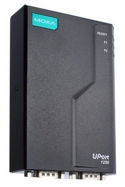 Переходник MOXA UPort 1250-G2, 1 порт USB, 2 порта RS-232/422/485