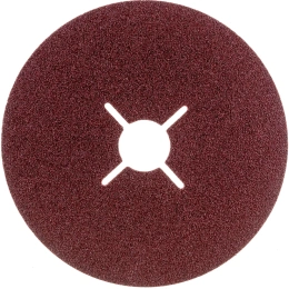 Круг фибровый гибкий (125 мм; P80) 5 шт. ПРАКТИКА 645-419