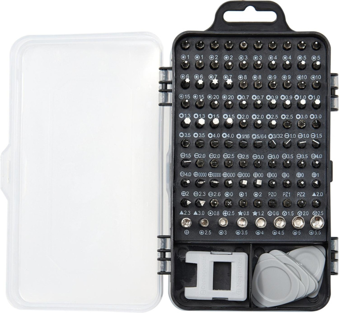 Набор отверток ENFIELD Torx 115, внутренний шестигранник 115 предметов, в жестком кейсе [100065768907]