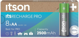 Батарейка Itson Rechargeable HR06 AA 2500mAh Blister 8 (никель-металлгидридная, емкость: 2500mAh, напряжение: 1.2 V)