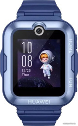 Смарт-часы Huawei Watch Kids 4 Pro Синий 55027638 детские часы-телефон, поддержка Android/iOS, экран AMOLED 1.42" 320x360, сенсорный , время работы: 2 суток, корпус: пластик, браслет: силикон