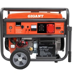 Бензиновый трехфазный генератор Gigant (8 кВт; эл.стартер; ATS; колёса и ручки) GGL-8000Е-3