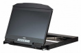 KVM консоль ATEN 18.5" Ultra Short Depth Dual Rail WideScreen LCD Console USB, HDMI / DVI / VGA, 1920x1080 CL3800NW-ATA-RG