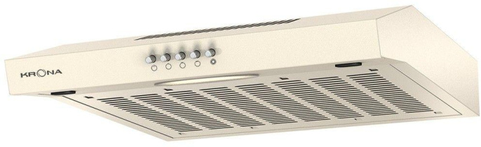 Вытяжка козырьковая Krona Ermina 500 слоновая кость управление: кнопочное 1 мотор КА-00001056