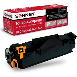 Лазерный картридж SONNEN SH-285A/435A/436A для HP LJ P1002/1504/1102/M1212, 362442