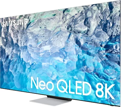 Телевизор QLED Samsung 75" QE75QN900BUXCE Series 9 нержавеющая сталь 8K Ultra HD 100Hz DVB-T2 DVB-C DVB-S2 USB WiFi Smart TV (RUS)