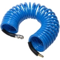 Шланг спиральный пневматический полиуретановый 8x12 мм, 10 м с фитингами HG 1899173