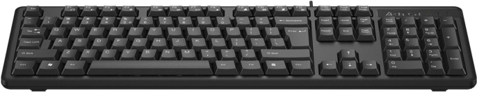 Клавиатура A4TECH KKS-3, USB, мембранная,  черный