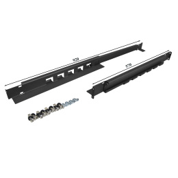 RAIL-1000/S, SVC Комплект раздвижных уголков рельс для крепления ИБП в стойку 19", Нагрузка кг :100, Габариты Г*Ш*В мм :570-920*55*44.5