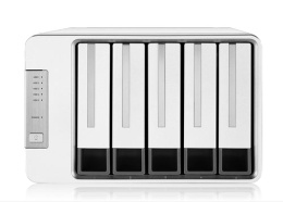 Внешний корпус для жёстких дисков TerraMaster D5-310 DAS tower/ RAID 0,1,10,5,JBOD/up to 5 SATA 3,5' or 2,5' /1xUSB3.1 Type-C gen1/1xPS/1YW repl D5-300