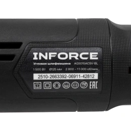 Угловая шлифовальная машина Inforce AG5015ACSV-BL