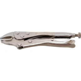 Зажим с фиксатором SKRAB 180мм полукруглый захват 22558