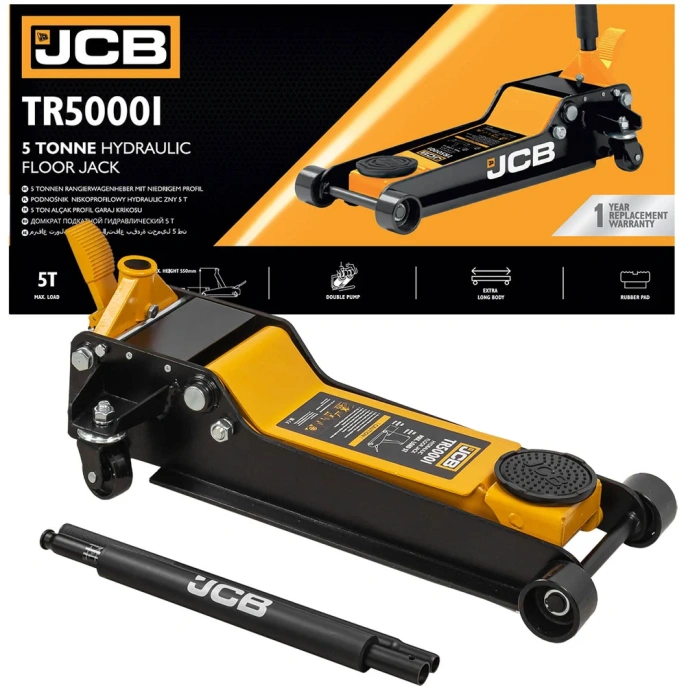 Домкрат подкатной JCB гидравлический 5т JCB-TR50001(58125)