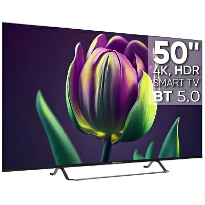 50" Телевизор LED Topdevice TDTV50CS06U_BK /Android 11 (WildRed)/1.5-16 Gb/BT 5.0/2 пульта/