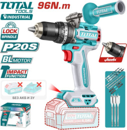Дрель-шуруповерт ударная TOTAL TIDLI209685