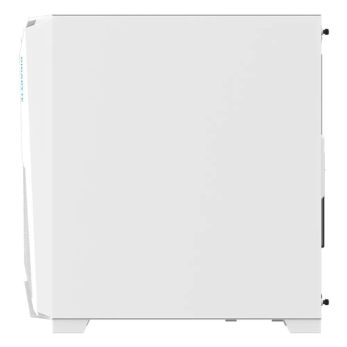 Корпус GigaByte C301 Glass V2 Белый GB-C301GW материал: сталь, окно: закалённое стекло, 2хUSB3.0, Audio, без БП, 2х3.5“/2.5”, 2х2.5", 7 слотов расширения, ATX, длина видеокарты: 400 мм, высота кулера: 170 мм, воздушное охлаждение: спереди 3х120мм пред