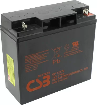 Аккумулятор CSB GP 12170 (12V17Ah) для UPS