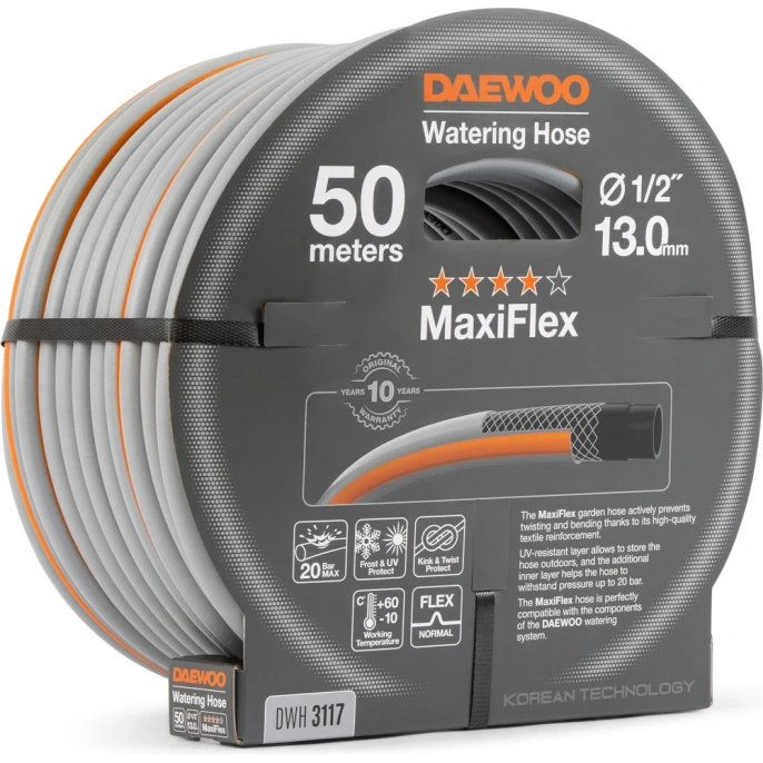 Шланг DAEWOO maxiflex диаметром 1/2 13 мм, 50 м DWH 3117