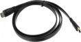 Кабель аудио-видео High Speed ver.1.4 Flat HDMI m /HDMI m 1.5м. позолоч.конт. черный