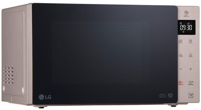 Микроволновая печь LG MW25R35GISH, 1000Вт, 25л, бежевый/черный