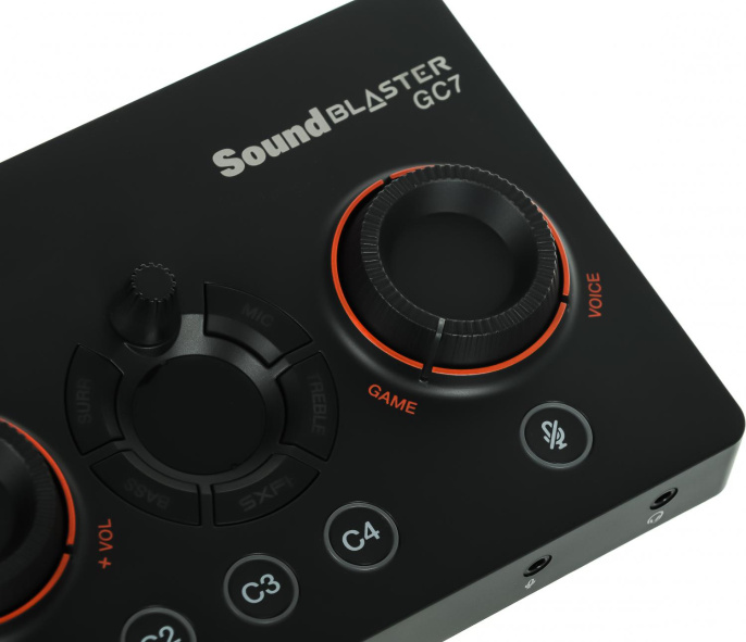 Звуковая карта USB Creative Sound BlasterX GC7,  7.1, Ret [70sb185000000]