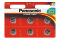 Батарейка Panasonic Lithium CR2016 BL6 (CR-2016EL/6BW) (литиевый электролит, напряжение: 3 В, емкость: 90 мАч)