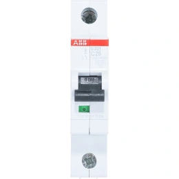 Автоматический модульный выключатель ABB 1п C S201 6кА 25А 2CDS251001R0254