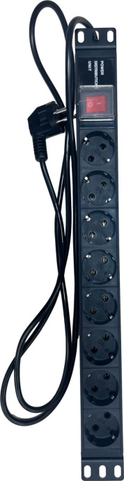 Блок распределения питания NTSS NTSS-PDU-DA2034,  горизонт.размещ.,  SchukoХ8,  Тип вход. тока 16A,  1.8м