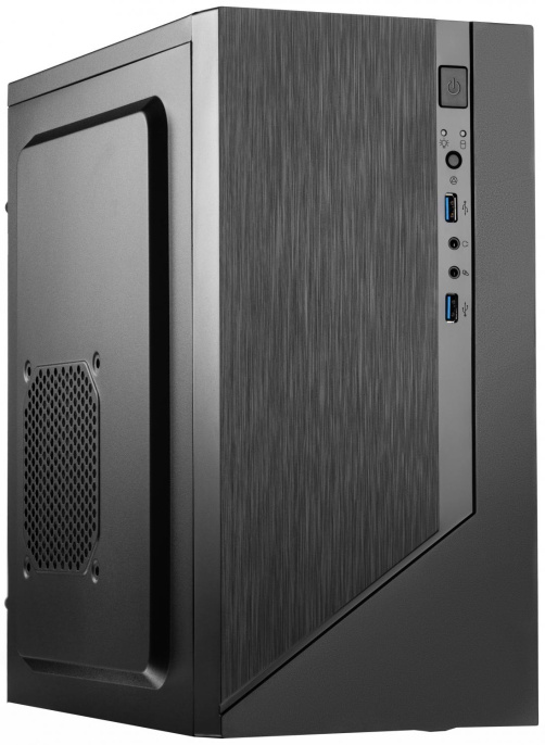 Корпус с блоком питания 450Вт./ Case Forza mATX, 450W, 2xUSB3.0, Black, w/o FAN, 12 cm fan PSU, power cord FZ-015-SX450R-U32