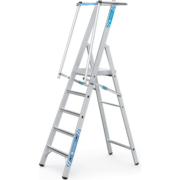 Стремянка с большой площадкой Zarges ZAP Safemaster S 5 ступеней 41675