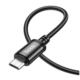 HOCO X89/ USB кабель Micro/ 1m/ 2,4A/ Black (HC-84346)