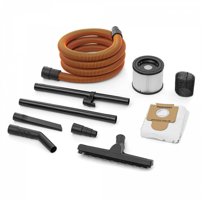 Строительный пылесос Daewoo DAVC 2014,  оранжевый