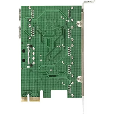 Контроллер Exegate Контроллер ExeGate EXE-317 (PCI-E x1 v2.0, 5*USB3.0 ext. + 2*USB3.0 int., разъем доп.питания, VIA La