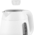 Чайник электрический Polaris PWK 0723DDW 1.7л. 2400Вт белый корпус: пластик