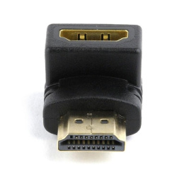 Cablexpert Переходник HDMI-HDMI 19F/19M, угловой соединитель 90 градусов, золотые разъемы A-HDMI90-FML