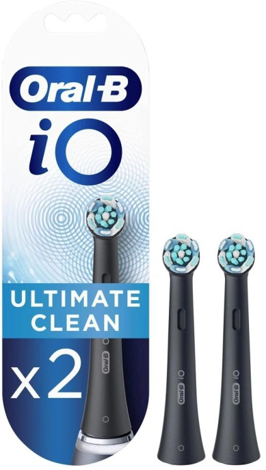 Насадка для зубных щеток Oral-B iO RB CB Ultimate Clean упак.:2шт черный Oral-B iO (80892338)