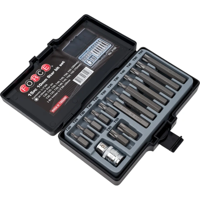 Набор бит TORX 15 шт. FORCE 4156