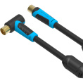 Кабель Vention антенный M/M угол 90 - 2м VAV-A02-B200