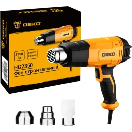 Фен строительный DEKO HG2350, 2350 Вт 085-1009