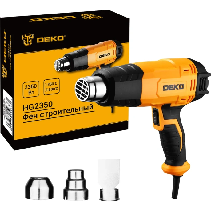 Фен строительный DEKO HG2350, 2350 Вт 085-1009