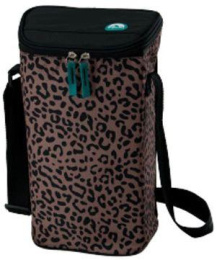Сумка-термос IGLOO 2 Bottle Wine Tote 16, 2л, леопард и коричневый [00157759]