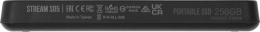 256ГБ Внешний диск SSD Silicon Power Stream S05, USB 3.0, запись - 450МБ/с, чтение - 460МБ/с, черный [sp256gbpsds05sak]