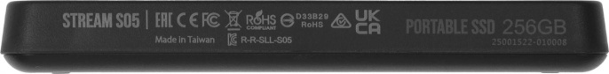 256ГБ Внешний диск SSD Silicon Power Stream S05, USB 3.0, запись - 450МБ/с, чтение - 460МБ/с, черный [sp256gbpsds05sak]