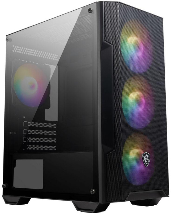 Корпус mATX MSI MAG Forge M100A, Mini-Tower, без БП,  черный [306-7g20a21-809]